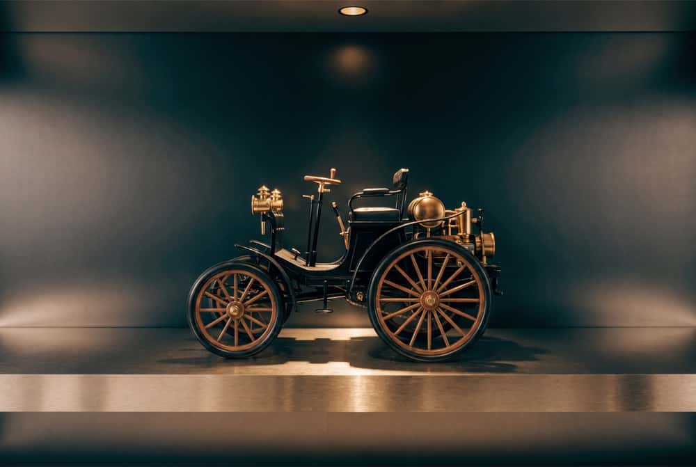 Patent-Motorwagen — 1:24 object, 1886